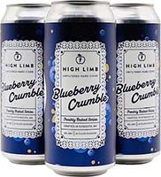 High Limb Cider Blueberry Crumble 4pk Can