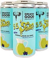 Greater Good 55 Funk Blueberry Lemonade 4pk Can