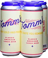 Falling Knife Brewing Tomms Classic American Lager 4 Pk Cans