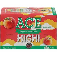 Ace High Peach Cider 6pk