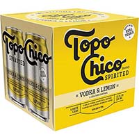 Topo Chico Spirited Vodka Lemon