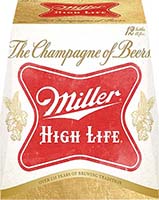 Miller High Life Bottle 12pk