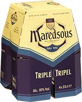 Maredsous Triple 10%  4pk Bottle