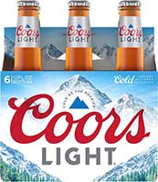 Coors Light 6 Pack Cans  16 Oz