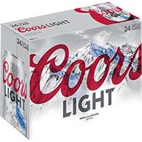 coors light  24pk suitcase cans