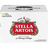 Stella Artois                  12 Pack Can