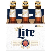 Miller Lite Lager Beer Bottles