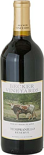 Becker Vineyards Tempranillo