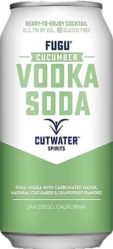 Cutwater Spirits Cucumber Vodka Soda