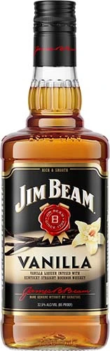 Jim Beam Vanilla Liqueur With Kentucky Straight Bourbon Whiskey