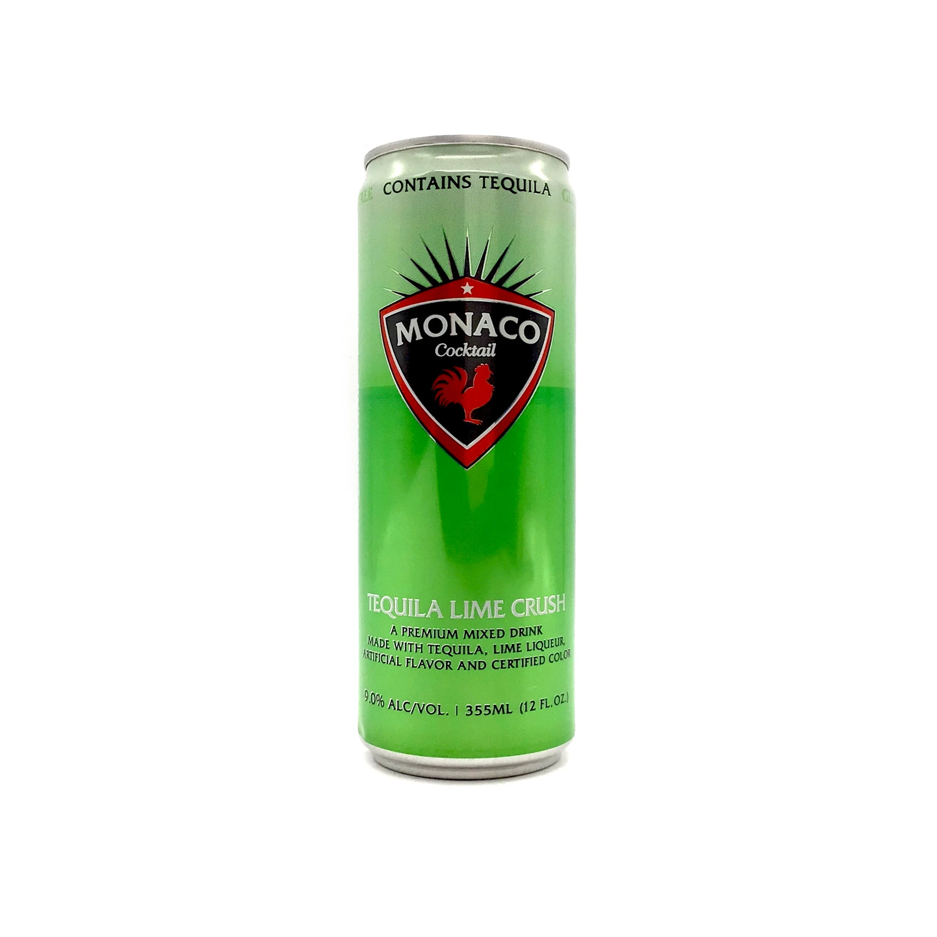 Monaco Tequila Lime 12oz Can 18