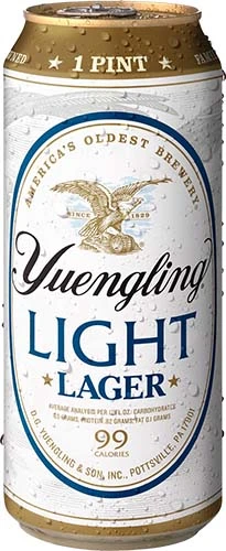 Yuengling Light 6pk 16oz Cn