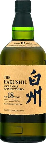 Hakushu 18 Year Old Single Malt Whiskey