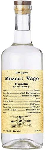 Mezcal Vago Espadin Joel