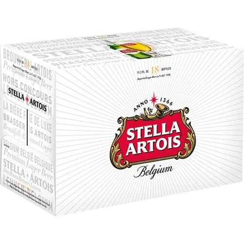 Stella Artois 18 Pk  - Belgium