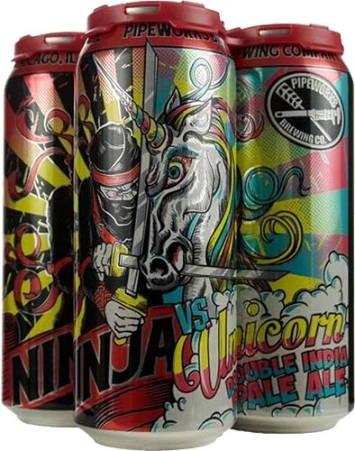 Pipeworks Ninja Vs Unicorn 4 Pk - Il