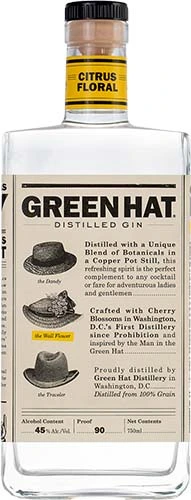 Green Hat Gin Citrus Floral