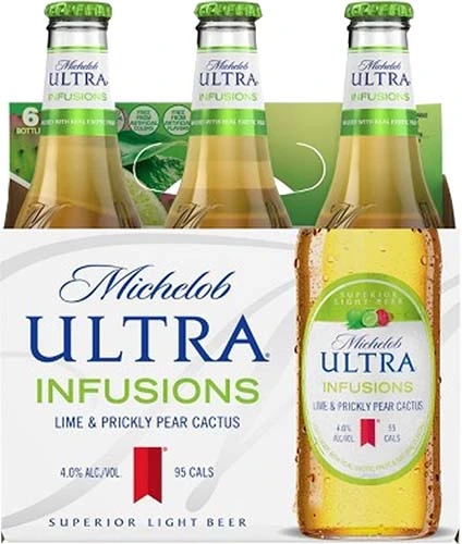 Michelob Ultra Infusions Lime & Prickly Pear Cactus Light Beer