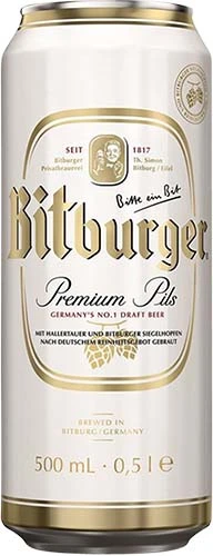 Bitburger 6/4pk Can