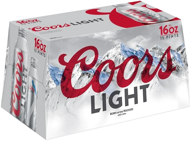 Coors Light 16oz Alum 15pk