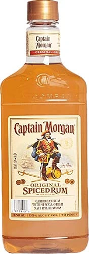 Cap Morgan Original Spiced Rum 70 Proof Pet 750ml