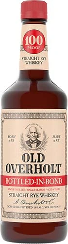 Old Overholt Bonded 100 Proof Straight Rye Whiskey