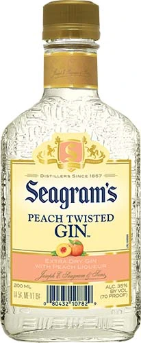 Seagrams Twisted Peach Flavored Gin