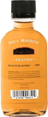 Paul Masson Grande Amber Vs Brandy