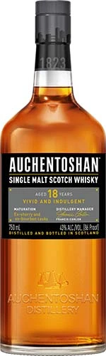 Auchentoshan 18 Year Old Single Malt Scotch Whiskey