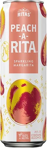 Ritas Peach-a-rita Sparkling Margarita Can