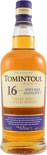 Tomintoul 16 Year Old Single Malt Scotch Whiskey