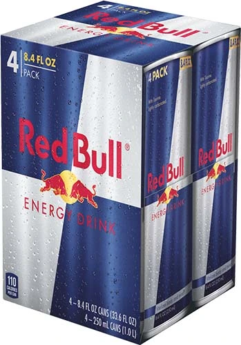 Red Bull 4 Pk 8.4 Oz