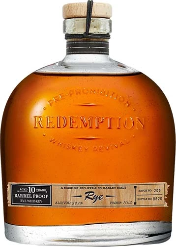 Redemption 10yr Barrel Proof Rye