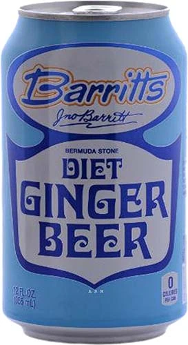 Barritt's Diet Ginger Beer Can