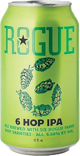 Rogue 6 Hop Ipa 6 Pk - Or