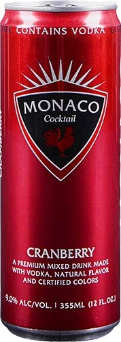 Monaco Cranberry Cocktail