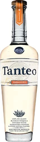 Tanteo Tequila Habanero 750 Ml