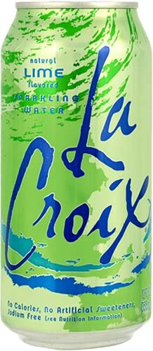 La Croix Sparkling Water Lime 2/12pk 12oz Can