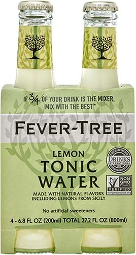 Fever Tree Lemon Tonic 4pk-bitter Lemon