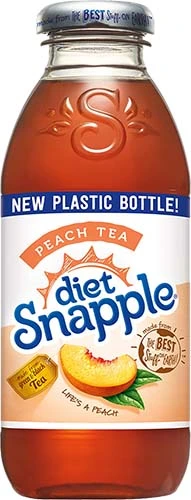 Snapple Dite Peach Tea 16 Oz