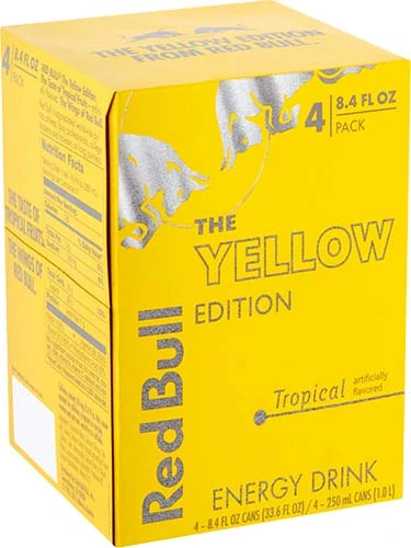 Red Bull Yellow 4pk 8.4oz