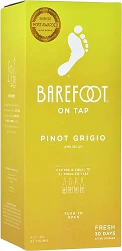 Barefoot Cellars Pinot Grigio White Wine