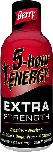 5 Hour Black Energy Drink Extra Strengh