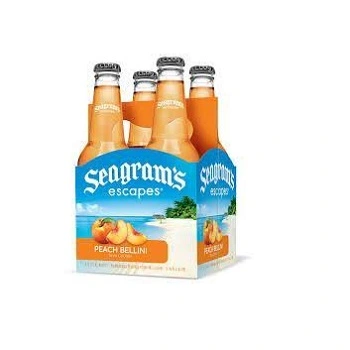 Seagrams Peach Bellini 4pk12oz Btl