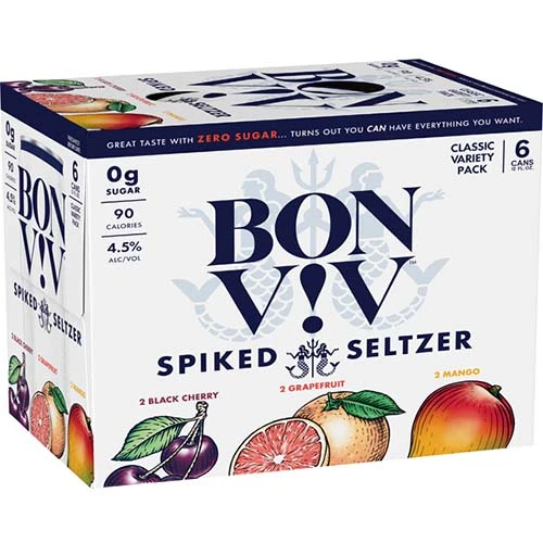 Bon V!v Spiked Seltzer Classic Variety Pack Can