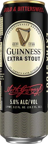 Guinness Ex Stout 19oz 24/cs Can