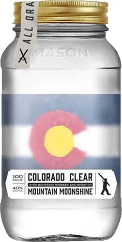 Colorado Clear Mountain Moonshine Whiskey