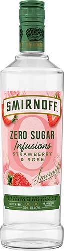 Smirnoff Zero Sugar Strawberry & Rose