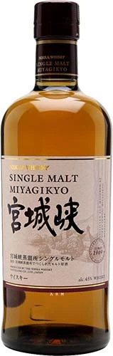 Nikka 'miyagikyo' Single Malt Japanese Whiskey