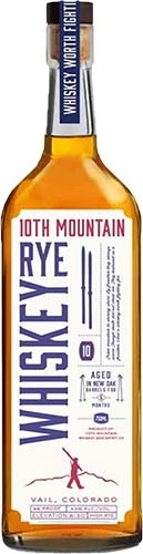 10th Mountain Rye Whiskey